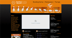 Desktop Screenshot of bowlingblansko.cz